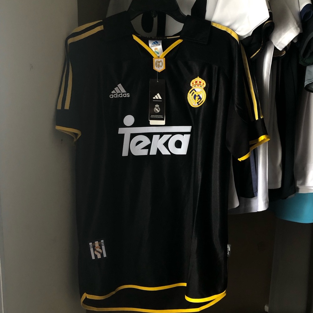 Men’s Real Madrid CF Home Jersey 1999/2000 #4 Hierro
